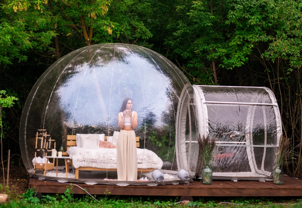 bubble tent party